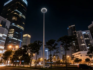 מה מהווה עמוד תאורה גבוה מפלדה מוסמך?