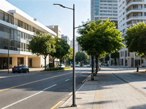 בקרת איכות של עמודי תאורה ציבוריים-באיכות גבוהה